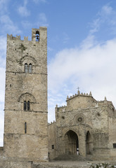 Fototapeta na wymiar Chiesa Madre mit Campanile in Erice