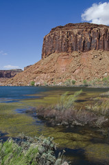 Lake in the Middle of Sandstone Buttes