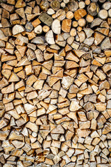 stapled firewood