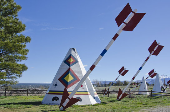 Tee Pees and Giant Arrows