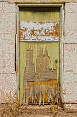Dilapidated Door on Route 66