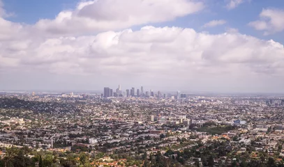 Foto op Canvas Modern city. The financial and business capital of California is the city of Los Angeles © konoplizkaya