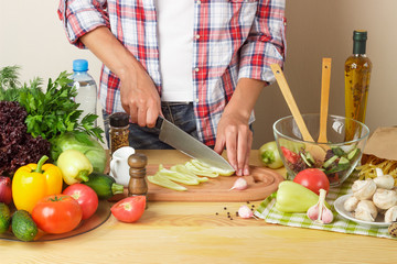 Woman cook at the kitchen