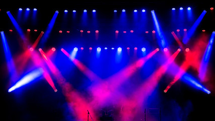 Light equipment for concerts.