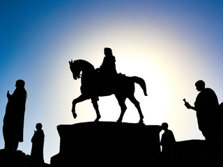 Fototapeta na wymiar Statue de Napoléon à Ajaccio