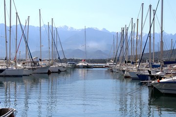 Fototapeta na wymiar Port de Calvi 