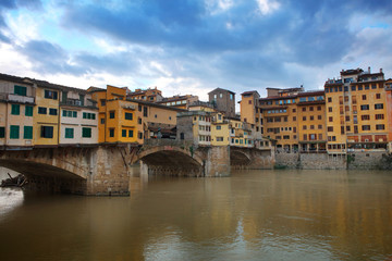 Fototapeta na wymiar Ponte Vecchio in the morning