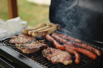 grillades au barbecue