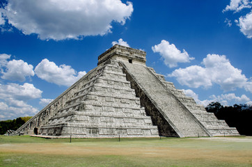 Kukulcan Castle at Chichen Itza, Mexico