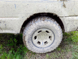Car in mud