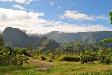 Fototapeta na wymiar Cirque de Salazie Île de la Réunion