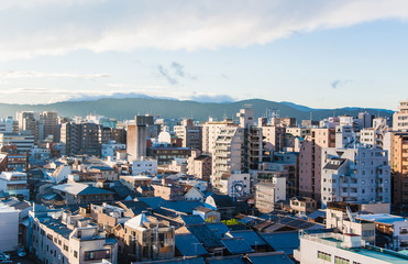 The roofs of Kyoto