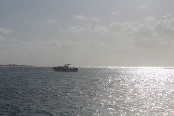 Obraz premium catamarant caraibes guadeloupe