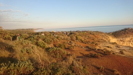 désert en bord de mer