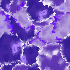 Deep purple seamless watercolor texture background. Superb abstract deep purple seamless watercolor texture pattern. Expressive messy vector illustration.