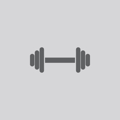 Dumbbell vector icon