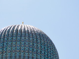 Dome de la Mosquée Bibi-Khanum à Samarkand