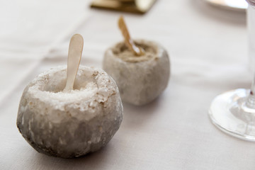 décoration de table : pot à sel