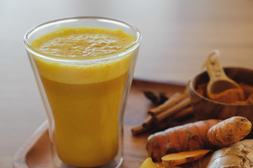Turmeric latte, Golden milk, Turmeric milk, healthy hipster drink