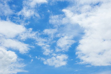 Naklejka na ściany i meble Blue sky with cloudy.