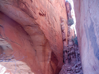 Hiking Sedona's red rocks, Arizona