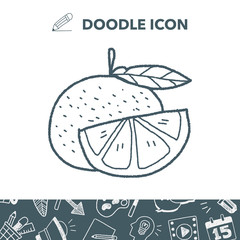 orange doodle