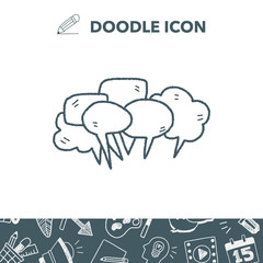 people talk doodle