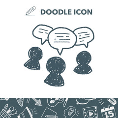 people talk doodle