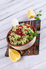 Couscous with pomegranate