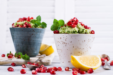 Couscous with pomegranate