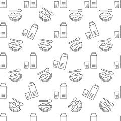 food seamless pattern