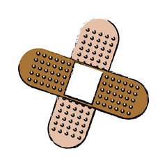medical plaster icon bandaid element first aid kit