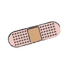medical plaster icon bandaid element first aid kit