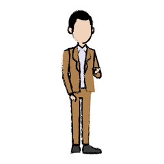 standing man character male cartoon pose image