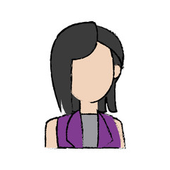portrait woman female cartoon image