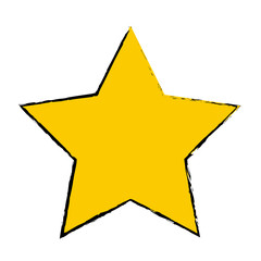 yellow star award winner favorite icon