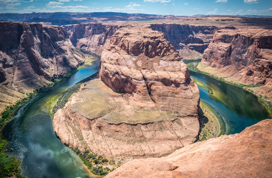 Picturesque bend of the Colorado River