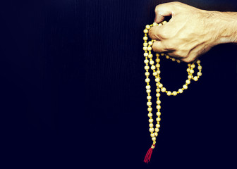 rosary of sandalwood beads 108