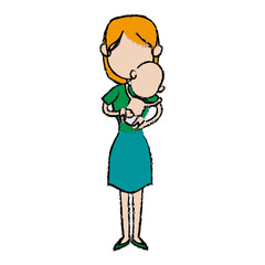 mother holding baby infant motherhood innocence