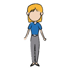 Fototapeta premium mom woman family people icon