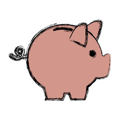 banking piggy concept safety money financial icon