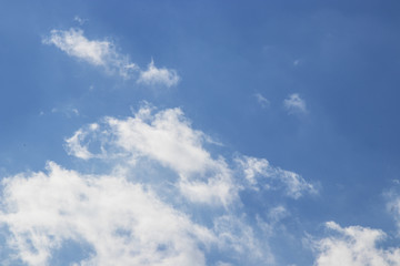 blue sky with clouds
