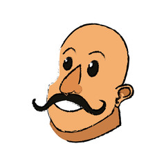 circus strong man mustache muscle