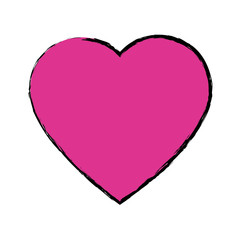 cartoon heart love romantic symbol