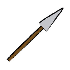 cartoon spear weapon war medieval