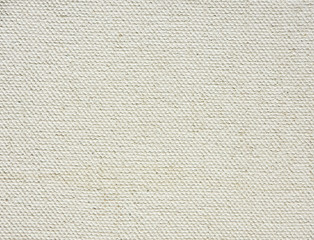 White canvas texture background. Framed canvas for painting.