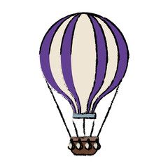 Fototapeta premium airballoon adventure recreational fly basket