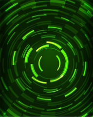 Neon circles abstract background