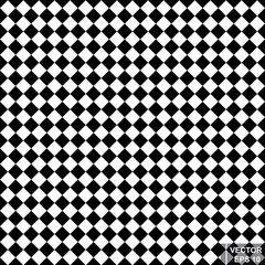 Seamless pattern. Abstract. Black and white. Square. Chess board.