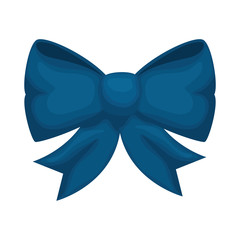 decorative bow isolated icon vector illustration graphic design
